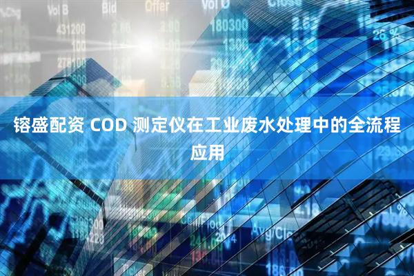 镕盛配资 COD 测定仪在工业废水处理中的全流程应用